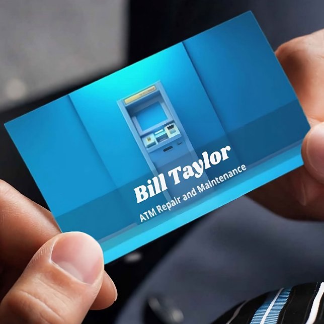 ATM Machine Business Card (ATM Repair Business Card)
