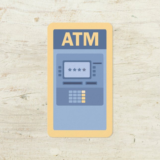 ATM Machine Business Card (ATM Cards)