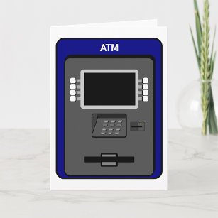 ATM Machine Greeting Cards