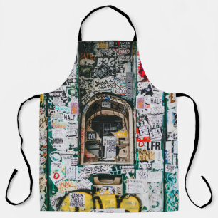 ATM MACHINE WITH GRAFFITI APRON