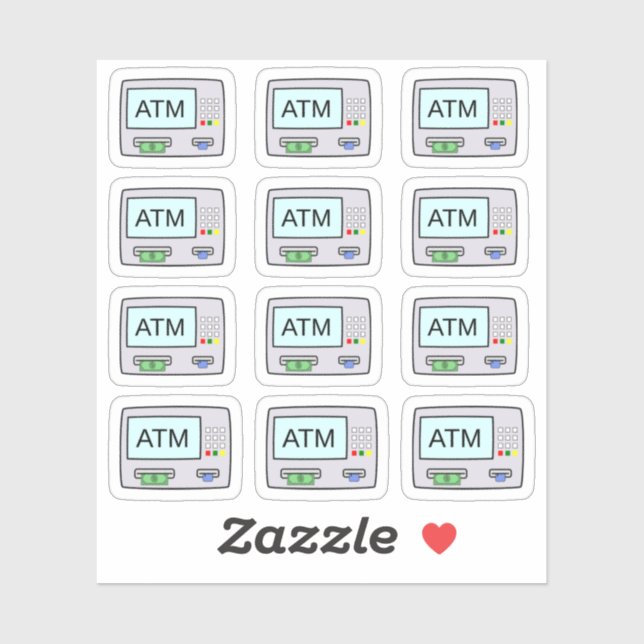 ATM Machine Withdrawal Pay Day Reminder Planner (Sheet)