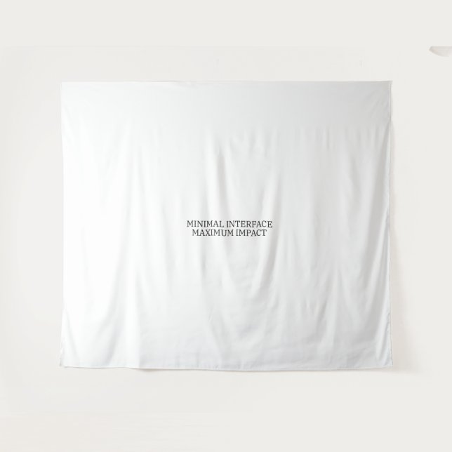 Atmosphere Architect | Minimal Interface Studio  Tapestry (Front (Horizontal))