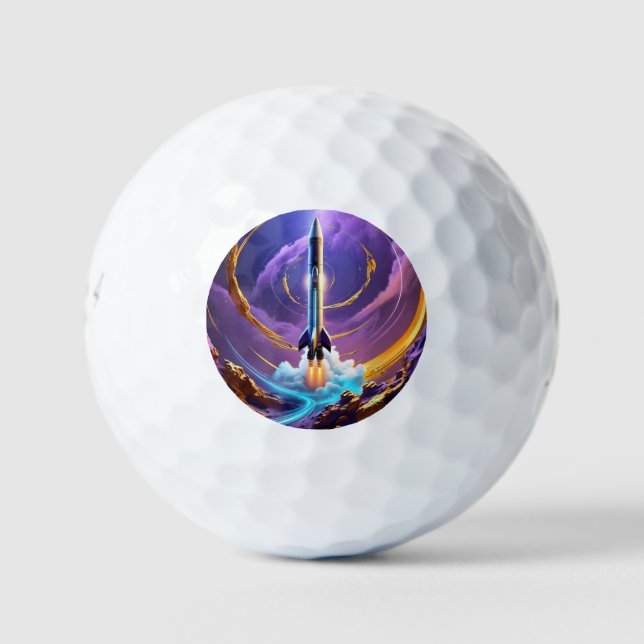 "Atmospheric Breakthrough" Golf Balls (Front)