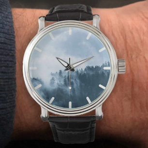 Atmospheric Fog over a Forest Watch