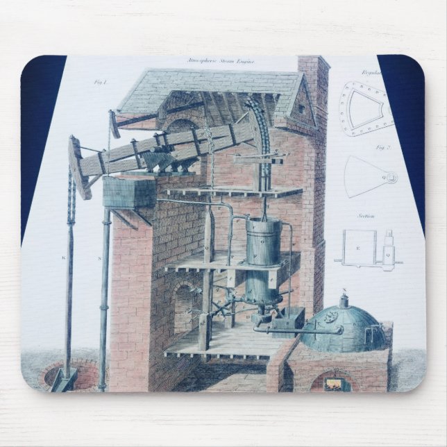 Atmospheric Steam Engine Mouse Pad (Front)