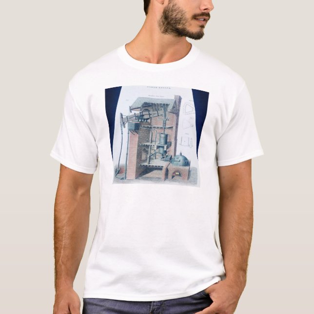 Atmospheric Steam Engine T-Shirt (Front)