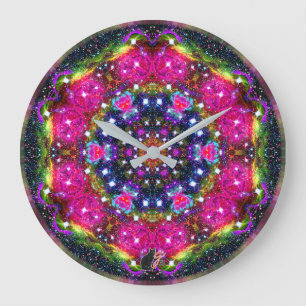Atmospheric Stellar Kaleid Large Clock