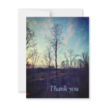 Atmospheric Thank You card