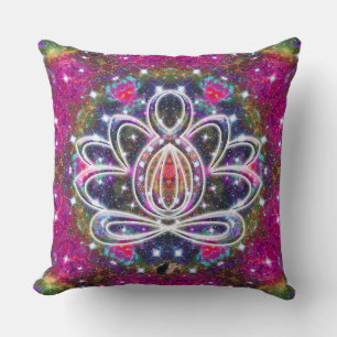 Atmospheric Zen Lotus Cushion