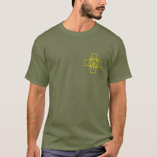 ATO Cross Tryzub Ukraine Army President Zelensky G T-Shirt