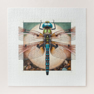 Atoconeura Dragonfly 150624IREF122 - Watercolor Jigsaw Puzzle