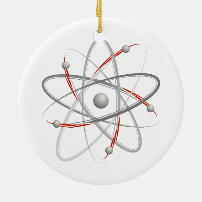 Atom (002) ceramic ornament (Back)