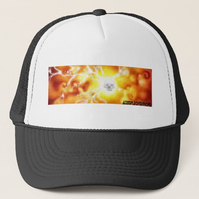 ATOM Banner Trucker Hat (Front)
