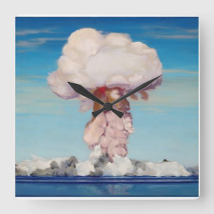 Atom Bomb Wall Clock