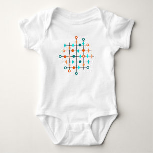 Atom Grid Baby Bodysuit