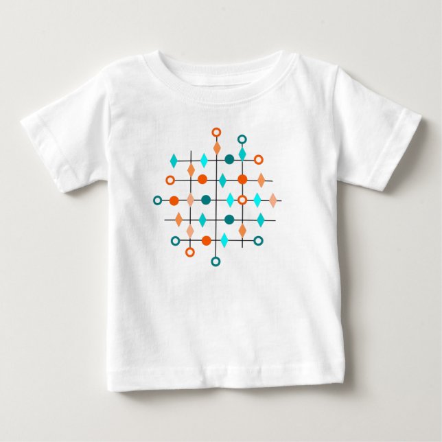 Atom Grid  Baby T-Shirt (Front)