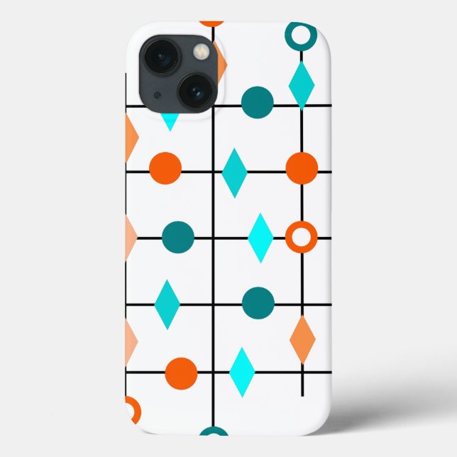 Atom Grid  Case-Mate iPhone Case (Back)