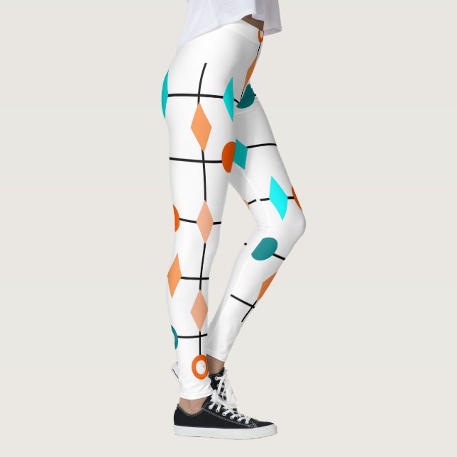 Atom Grid  Leggings (Right)
