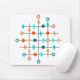 Atom Grid Mouse Pad