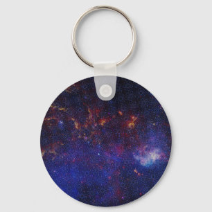 Atom Pattern Key Ring