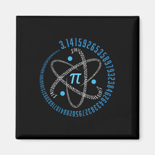 Atom Pi Math Science Stem Gift 3.14 Pi Day  Magnet