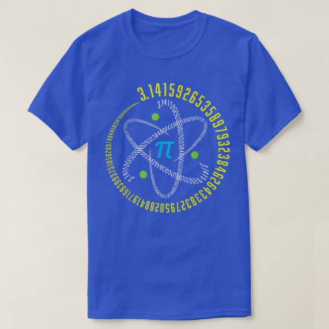 Atom Pi Math Science STEM Gift 3 T-Shirt (Design Front)