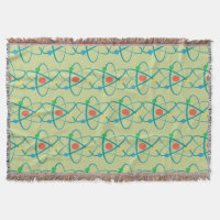 Atom Retro Protons Neutron Electrons Science Lover