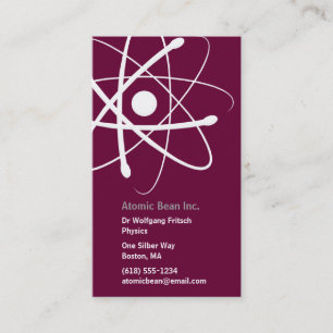 Atom - Scientist Business Card