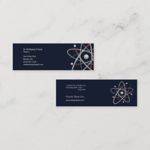Atom - Scientist Mini Business Card