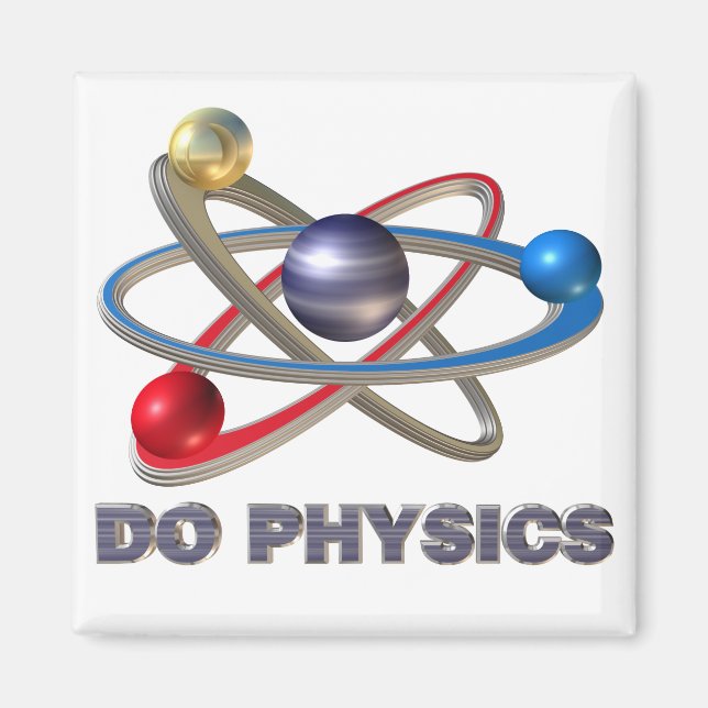 Atom symbol magnet (Front)