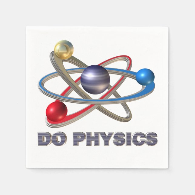 Atom symbol napkin (Front)