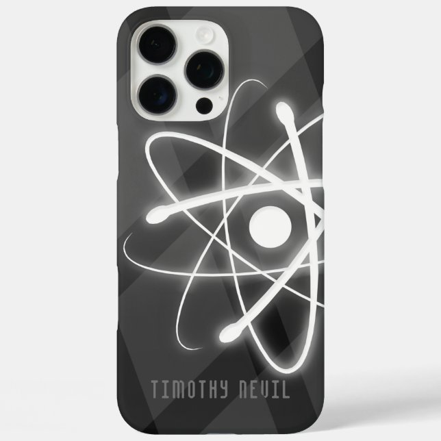 Atom Symbol | Science Rules Case-Mate iPhone Case (Back)