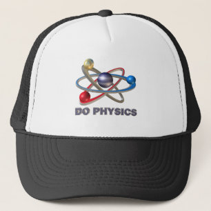 Atom symbol trucker hat