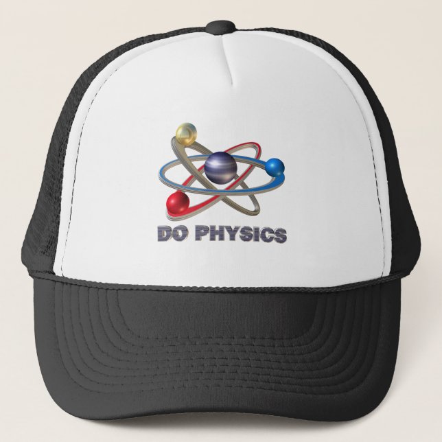Atom symbol trucker hat (Front)