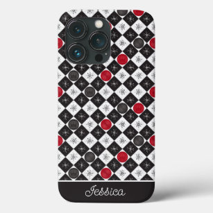 Atomic Age Checkers iPhone 13 Pro Case