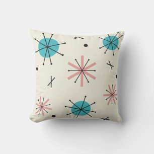 Atomic Age Planets Starbursts Cushion