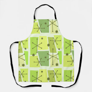 Atomic Age Pop Art Chartreuse Apron