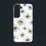Atomic Age Starburst Mid Century Retro Samsung Galaxy Case<br><div class="desc">This fabulous mid-century modern styled Samsung phone case features shooting starbursts in the colours of turquoise blue,  orange,  tan,  green,  blue,  black,  yellow,  and brown. You are going to stand out from the crowd with this one!</div>