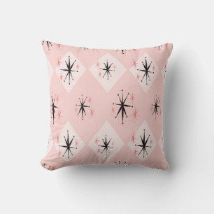 Atomic age starburst seamless pattern inspired by  cushion