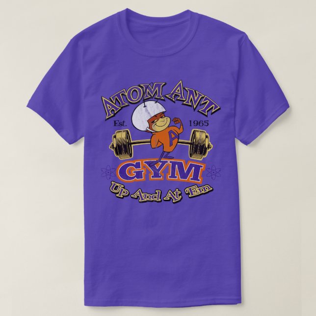 Atomic Ant Gym Worn T-Shirt (Design Front)