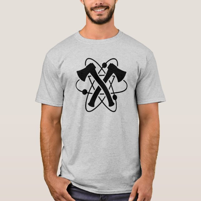 Atomic Axes Grey Shirt (Front)