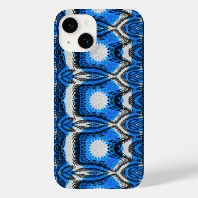 Atomic Blue Case-Mate iPhone Case (Back)