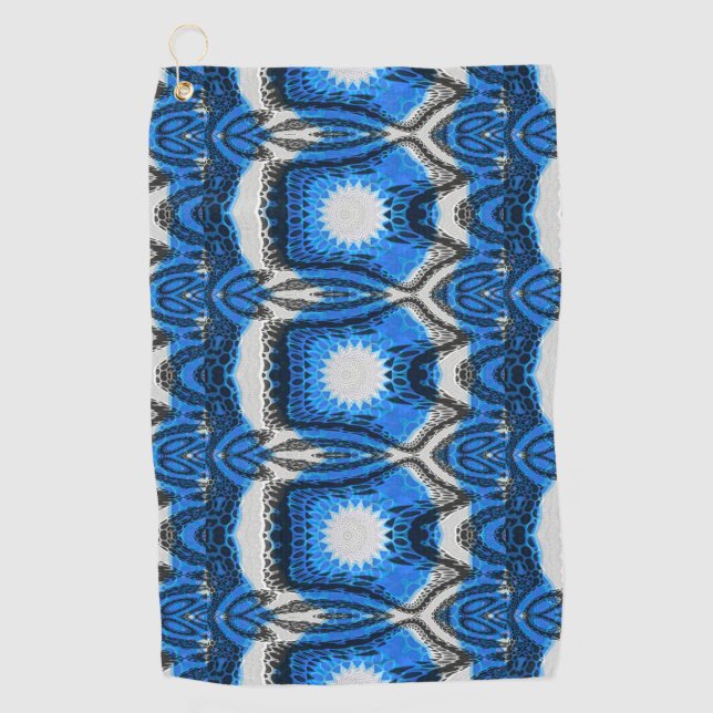 Atomic Blue Golf Towel (Front)