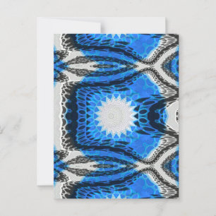 Atomic Blue Postcard