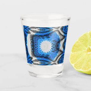 Atomic Blue Shot Glass