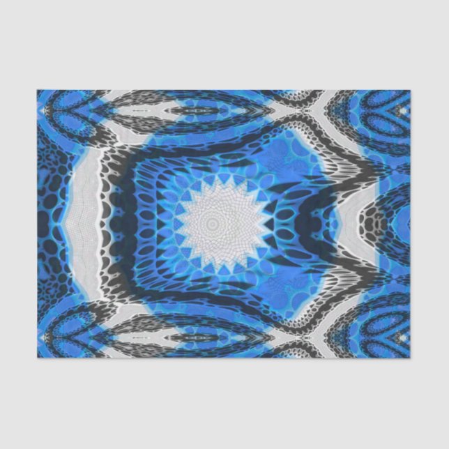 Atomic Blue Tissue Paper (Front)