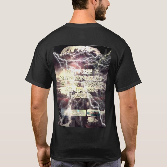 Atomic Bomb black T-shirt back (Back)