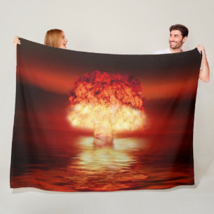 ATOMIC BOMB FLEECE BLANKET