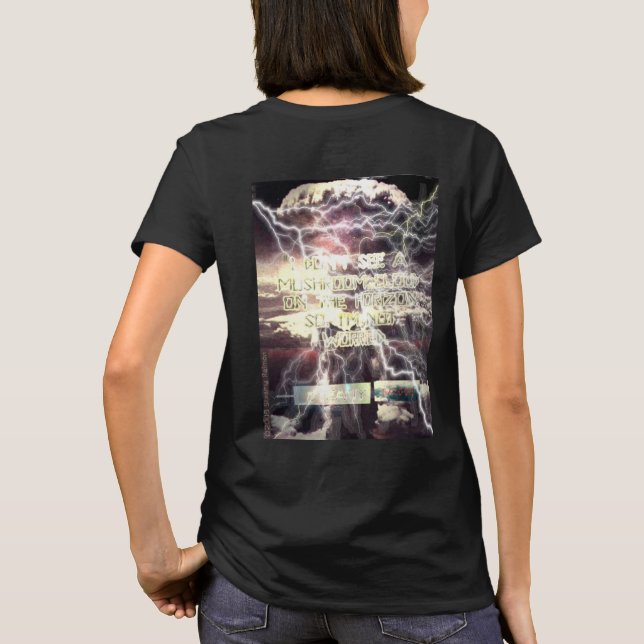 Atomic Bomb women black T-shirt back (Back)
