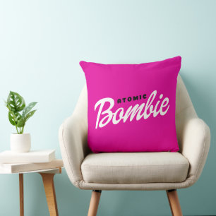 Atomic Bombie pink magenta doll Cushion